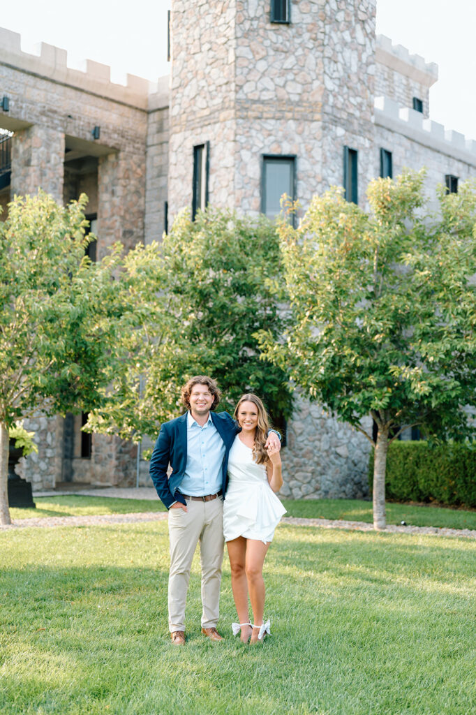 Outdoor wedding venues Lexington KY at The Kentucky Castle photographed by Keely Nichole Photography featuring stone architecture