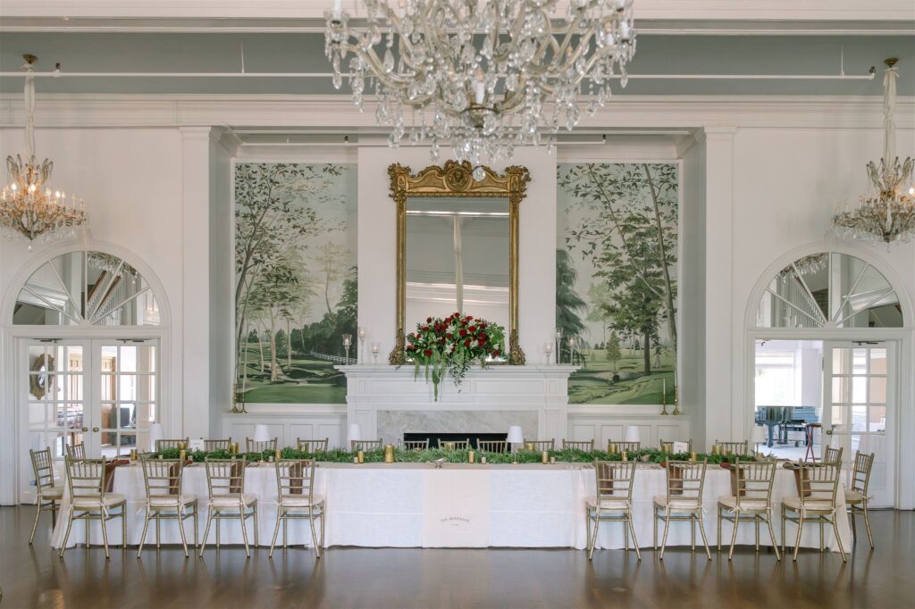 Wedding reception atmosphere at Lexington Country Club in KY. 