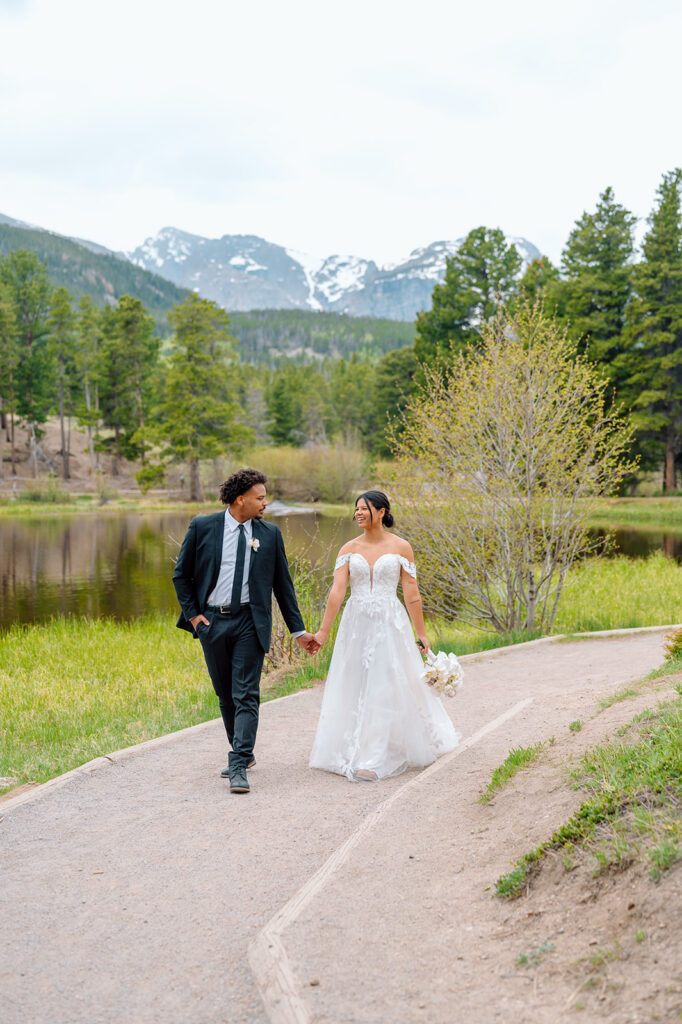 Romantic destination elopement in the Colorado Rocky Mountains.